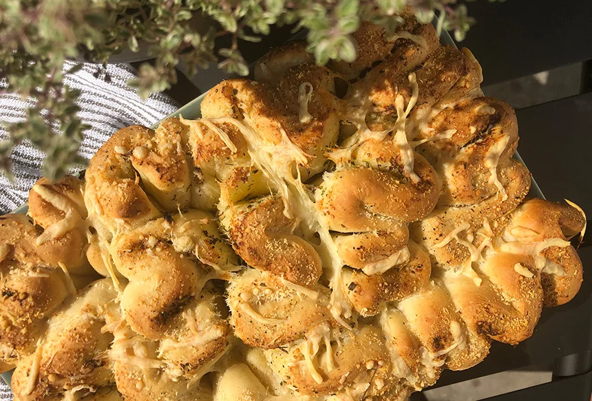 Zupfbrot Faltenbrot Rezept Marquardt K&uuml;chen