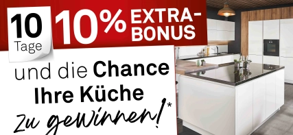 Marquardt Küchen Aktion 10 Tage, 10 Prozent, 10 Küchen gewinnen Februar 2025